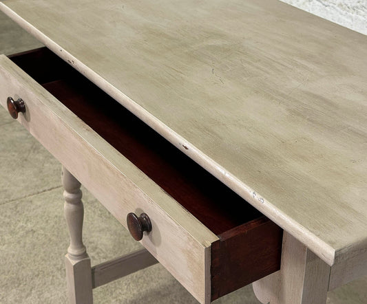 Painted Writing Desk with Drawer