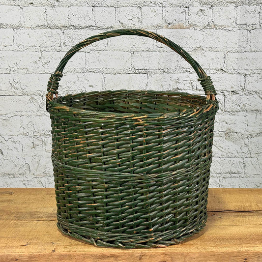 Vintage Green Basket