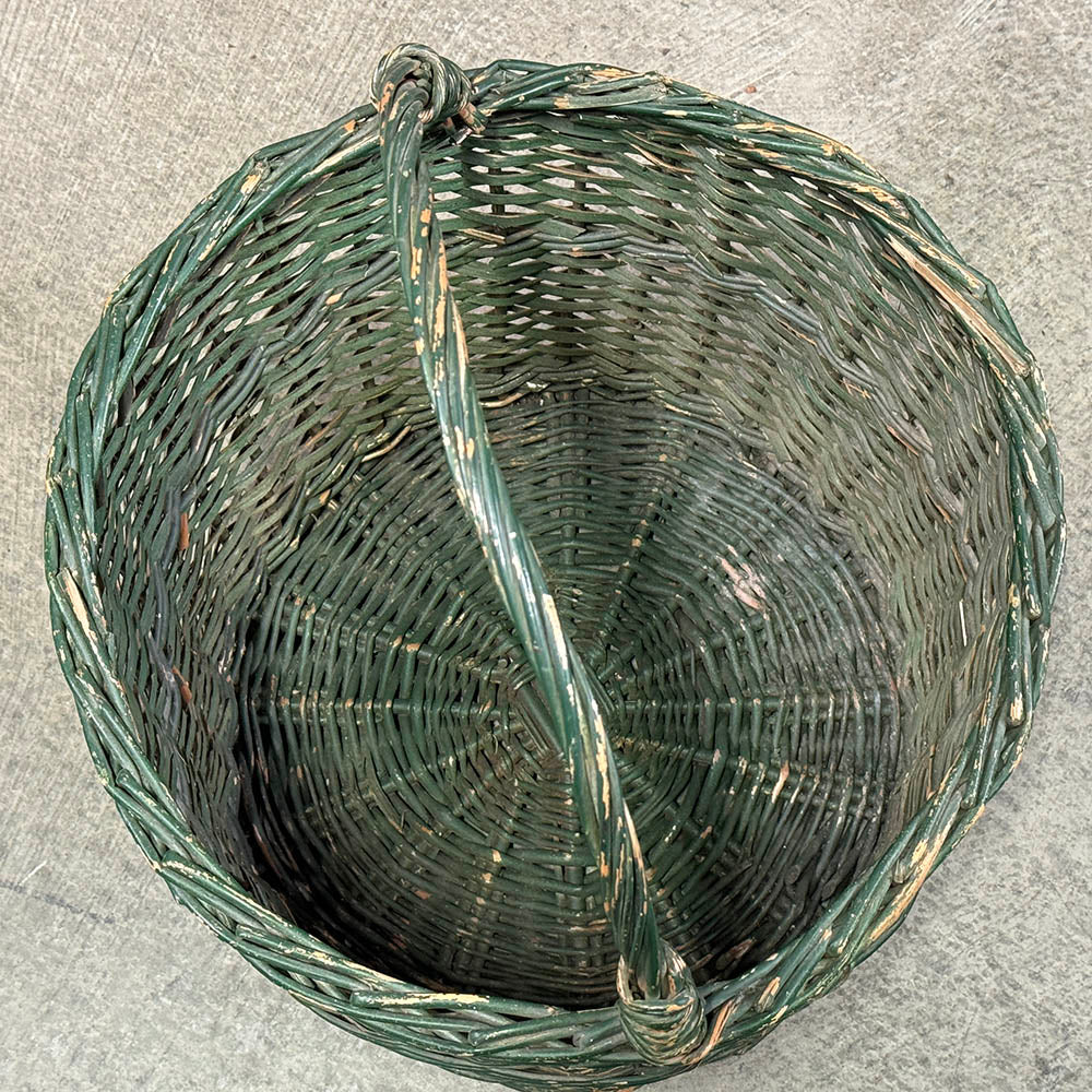 Vintage Green Basket