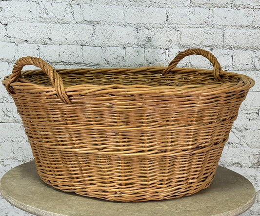 Vintage French Orchard Basket c.1890