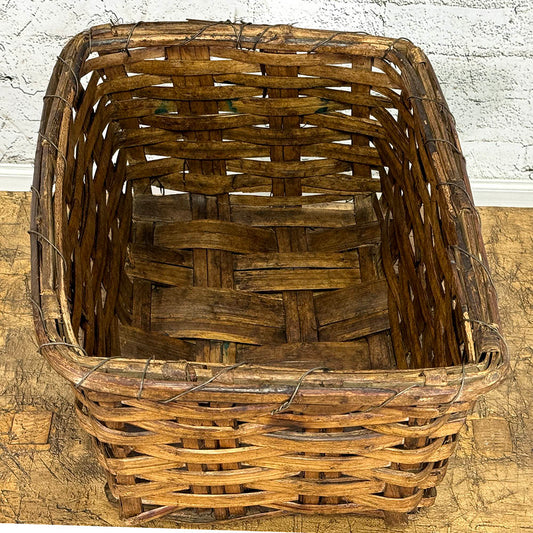 Early 20th Century Chestnut Basket