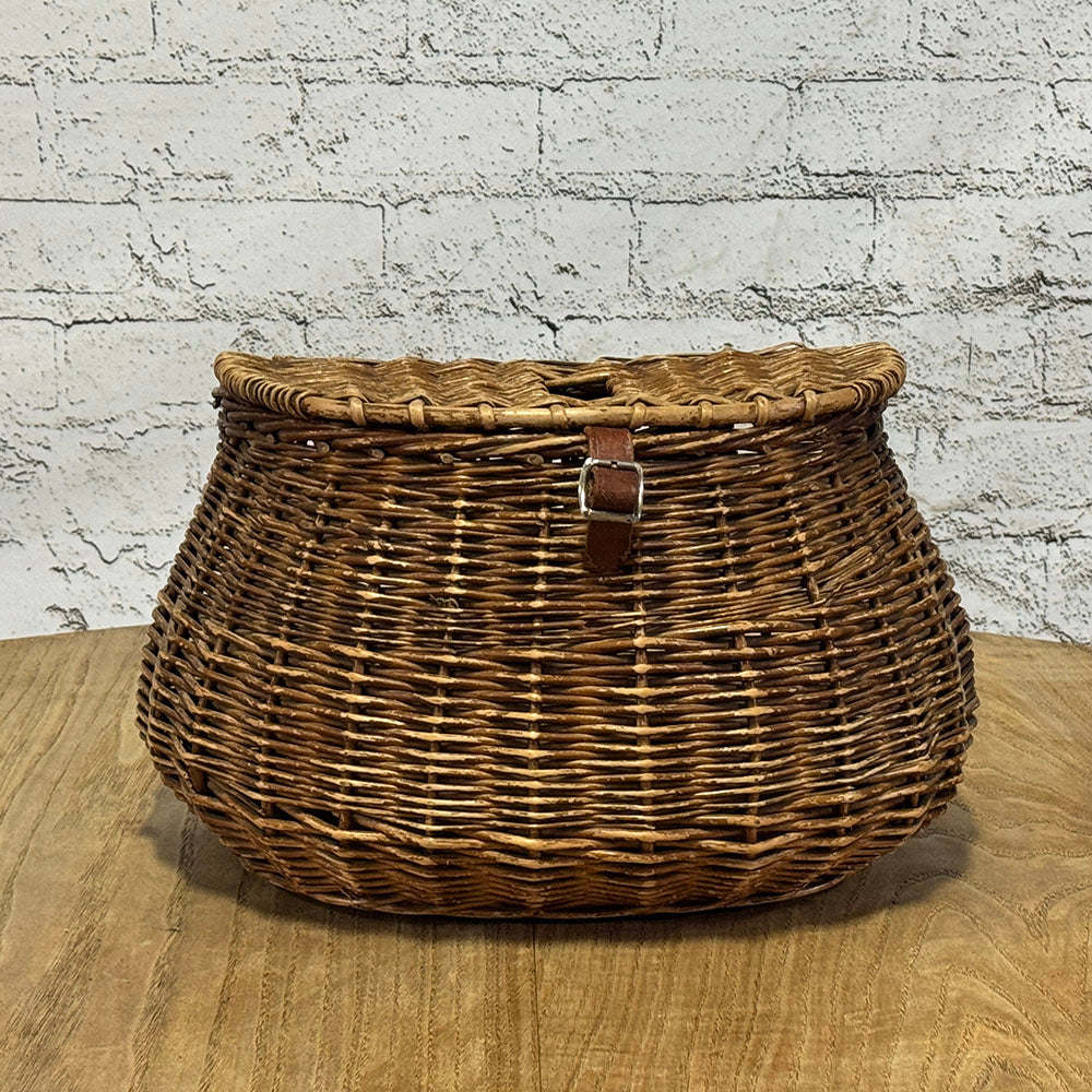 Wicker Fishing Basket c.1900