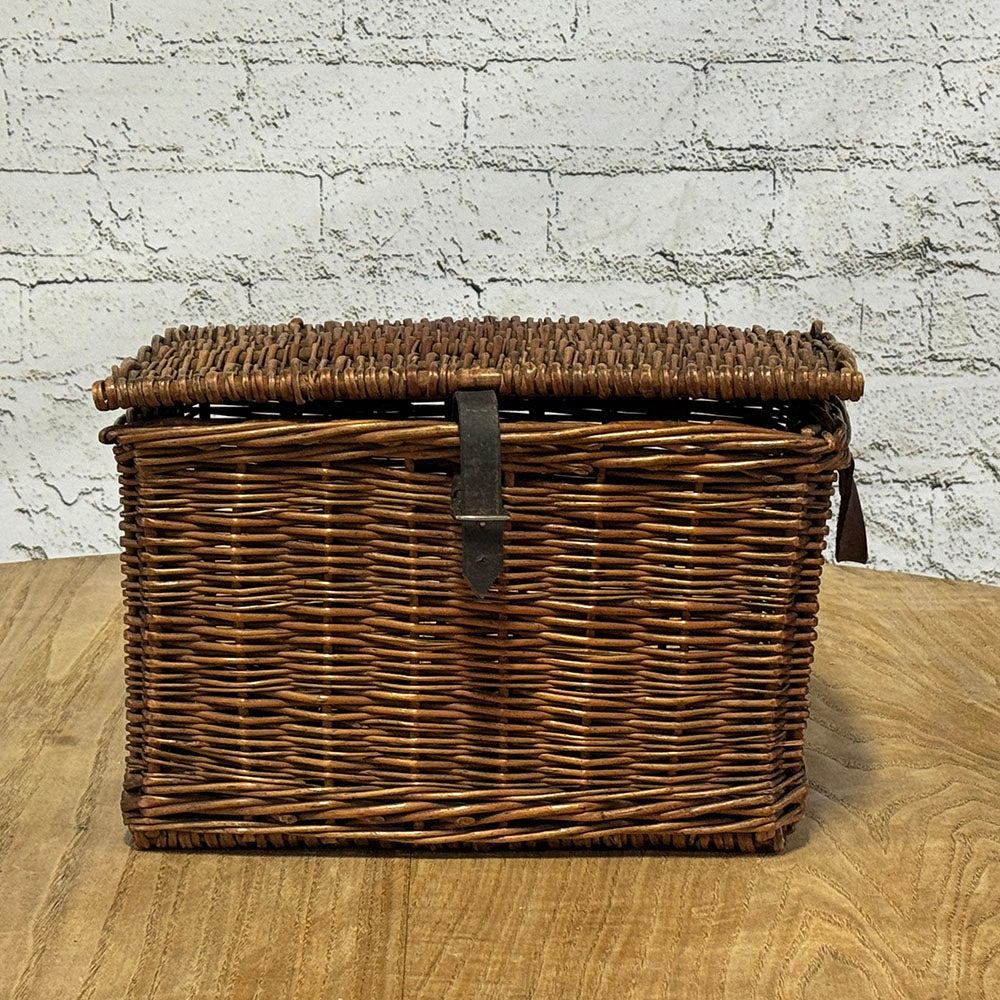 Wicker Fishing Basket c.1900