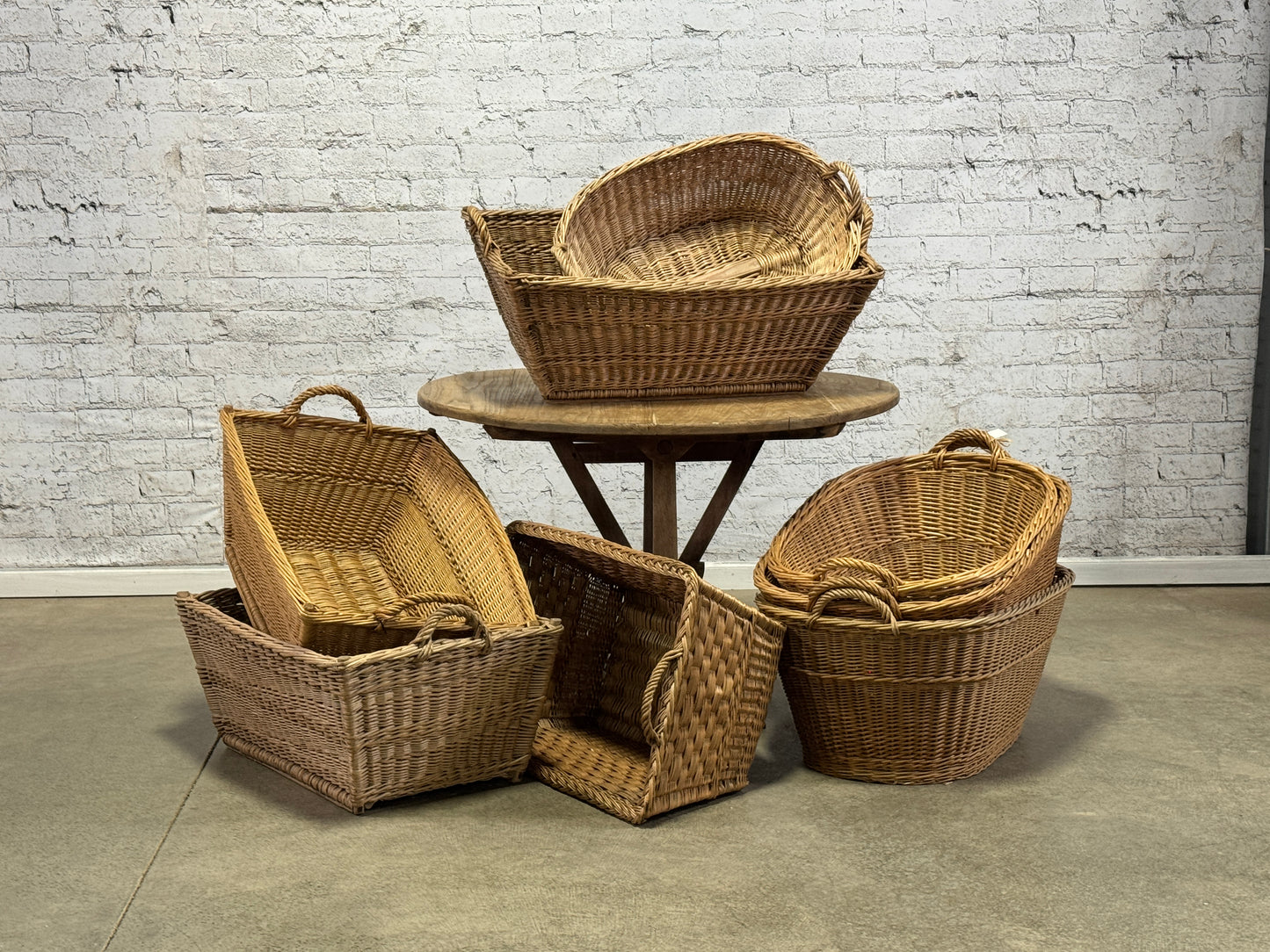Wicker Laundry Basket, Various