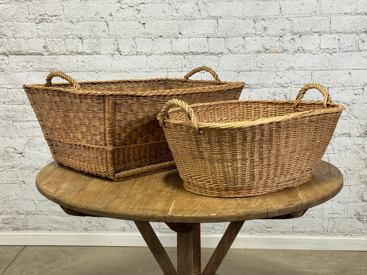 Wicker Laundry Basket, Various