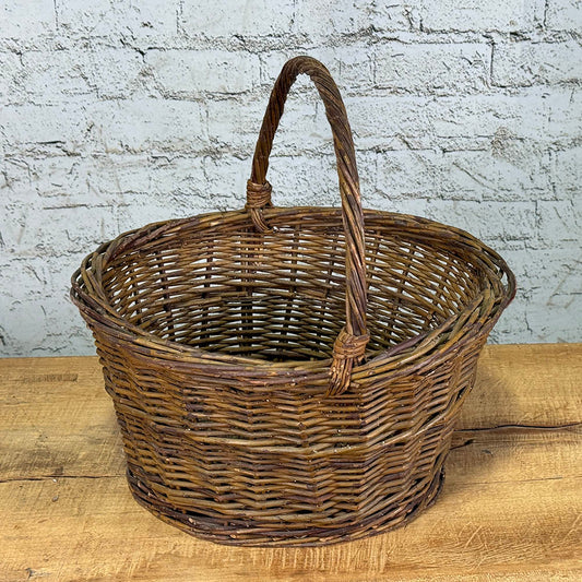 Antique Basket with Handle