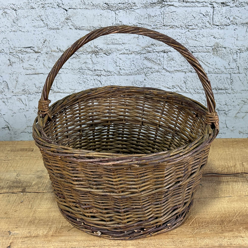 Antique Basket with Handle