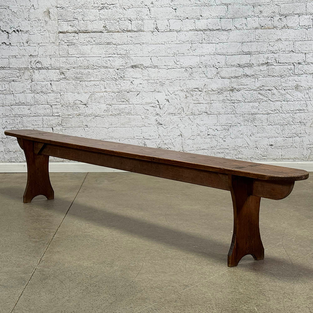 Antique English Pine Bench