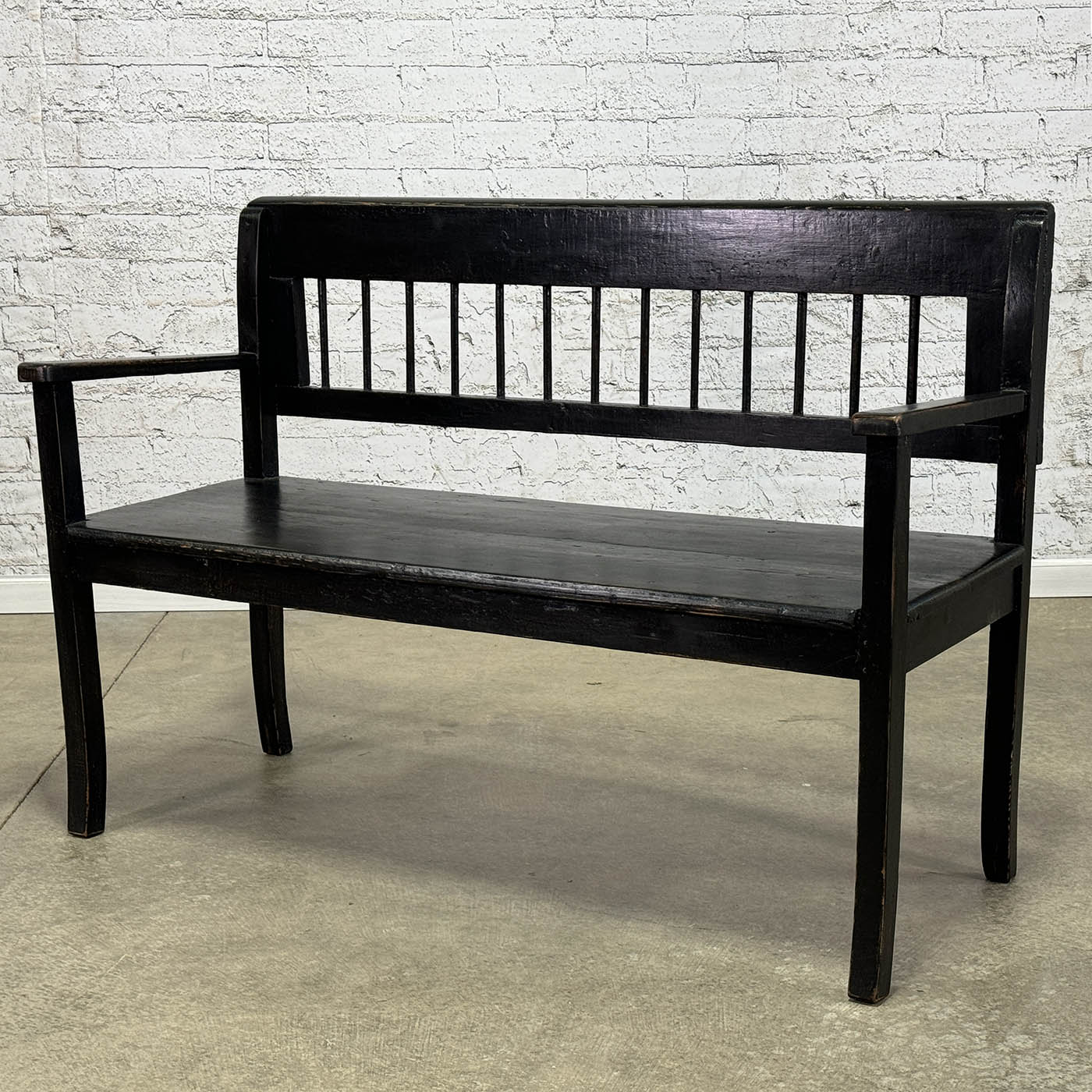 Painted Antique Bench