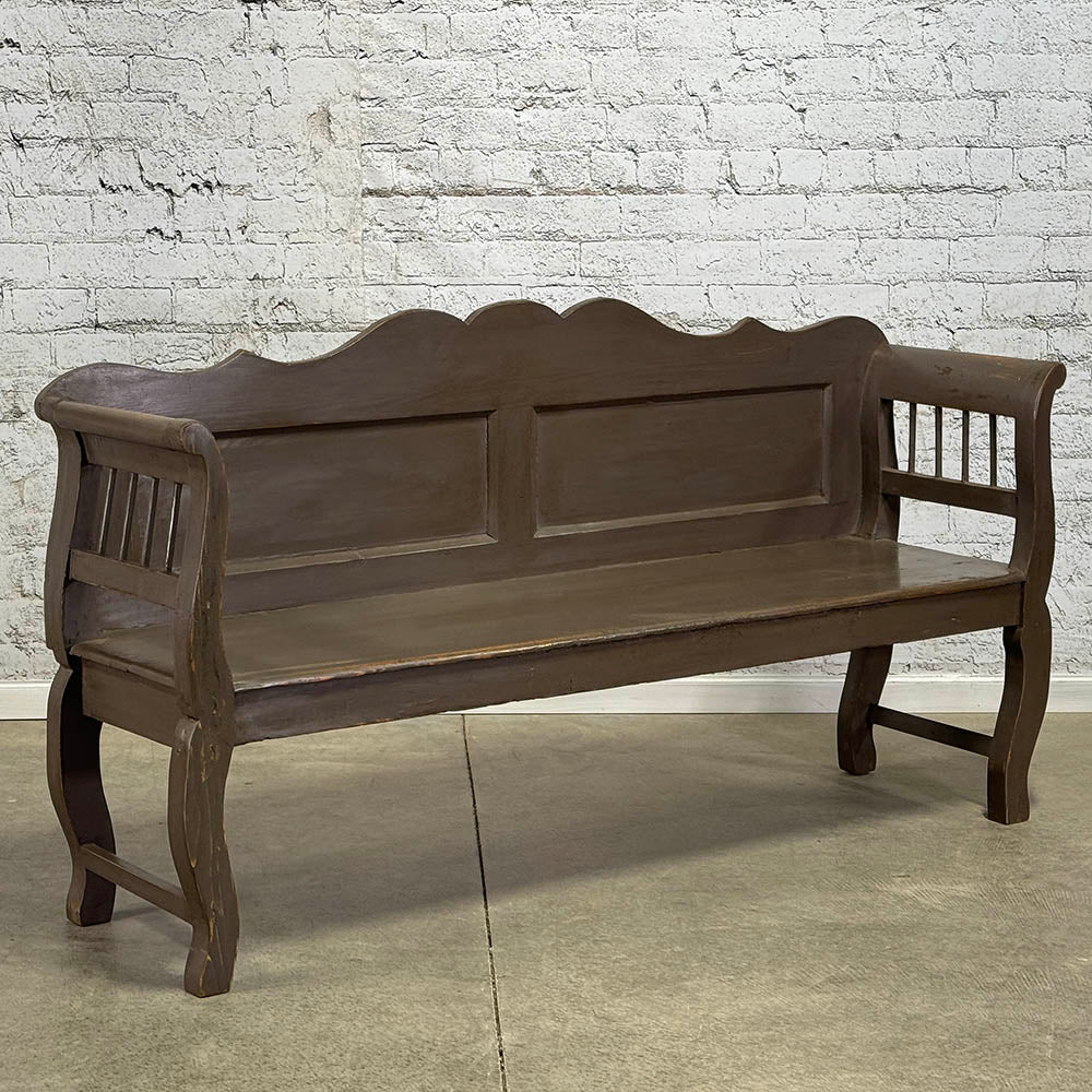 Painted European Bench