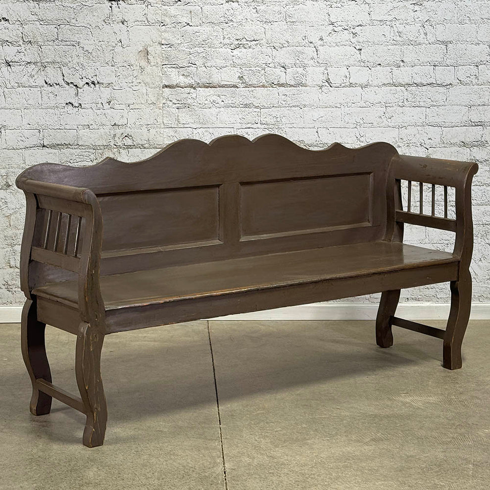 Painted European Bench – Sonoma Country Antiques