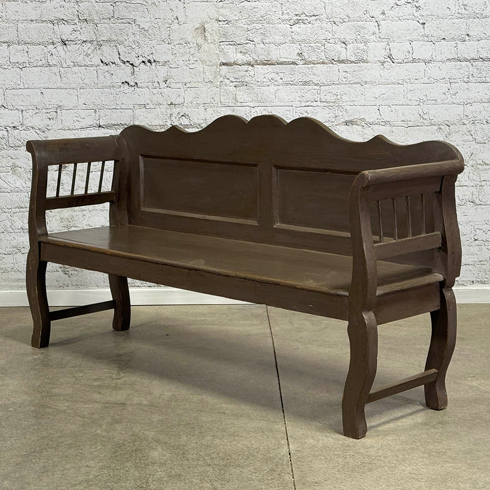 Painted European Bench