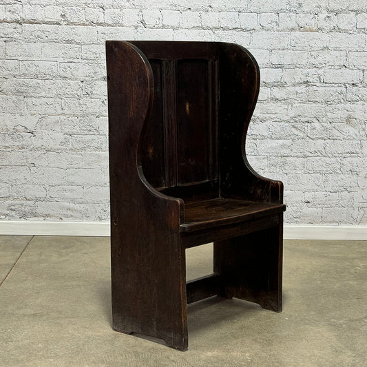 Antique Oak Original Finish Settle c.1830