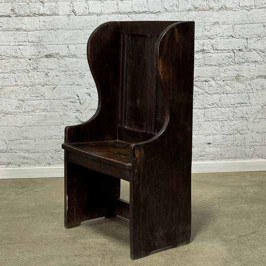 Antique Oak Original Finish Settle c.1830