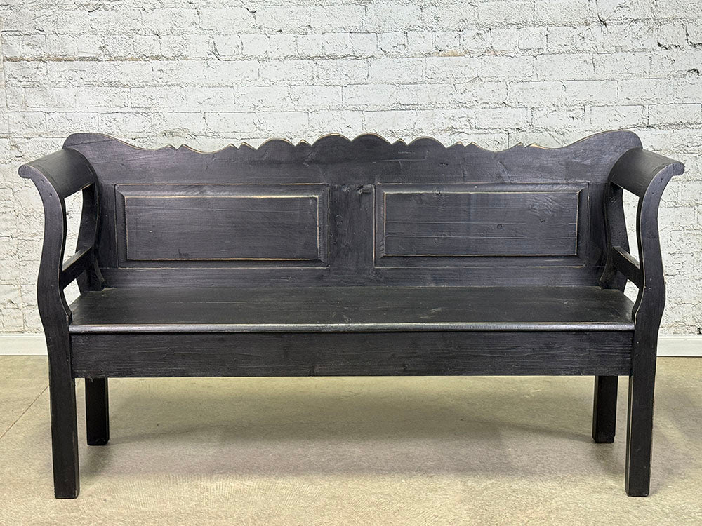 Painted European Bench
