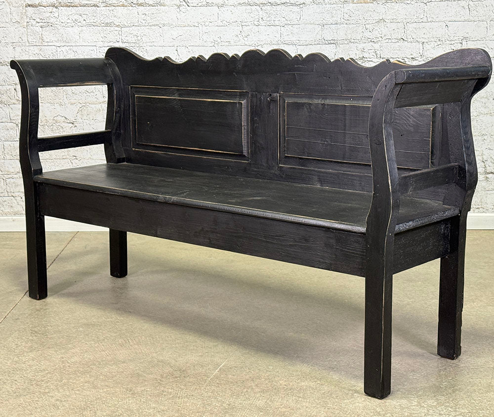 Painted European Bench