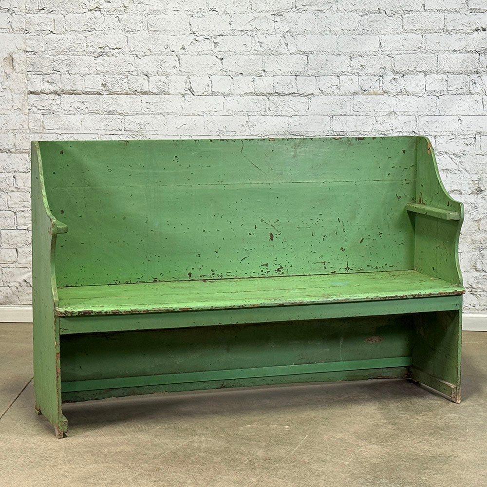 Antique English Painted Bench