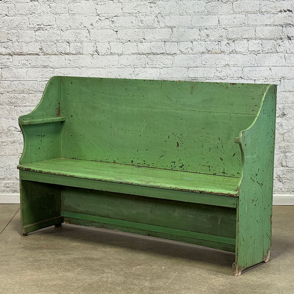 Antique English Painted Bench