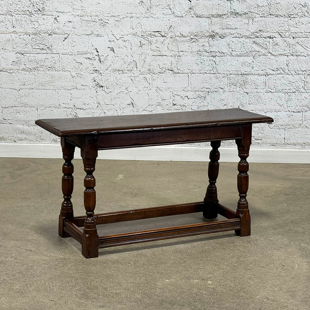 Antique English Oak Small Joint Bench