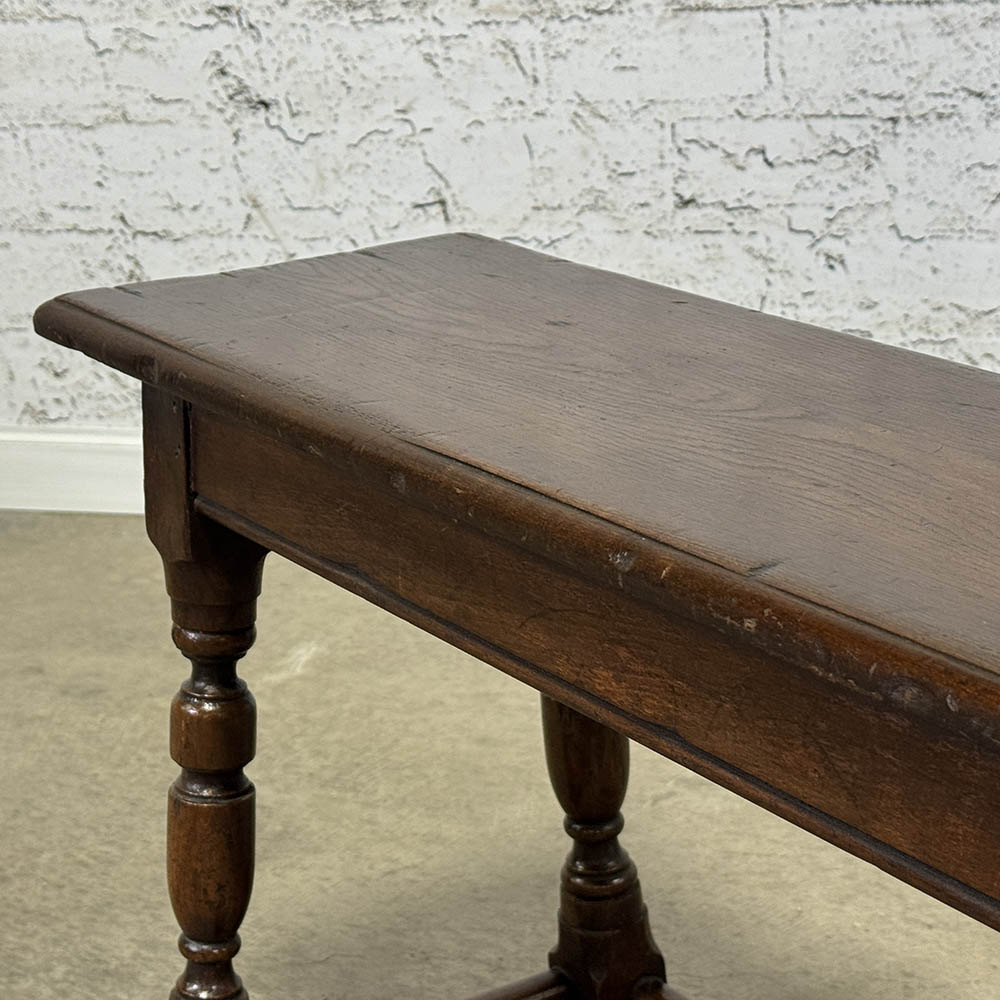 Antique English Oak Small Joint Bench