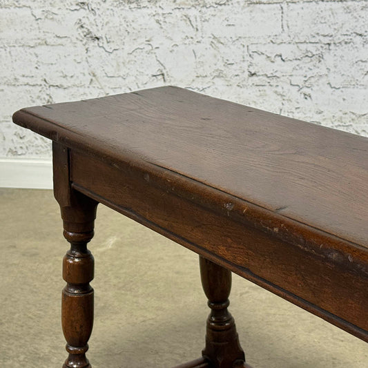 Antique English Oak Small Joint Bench