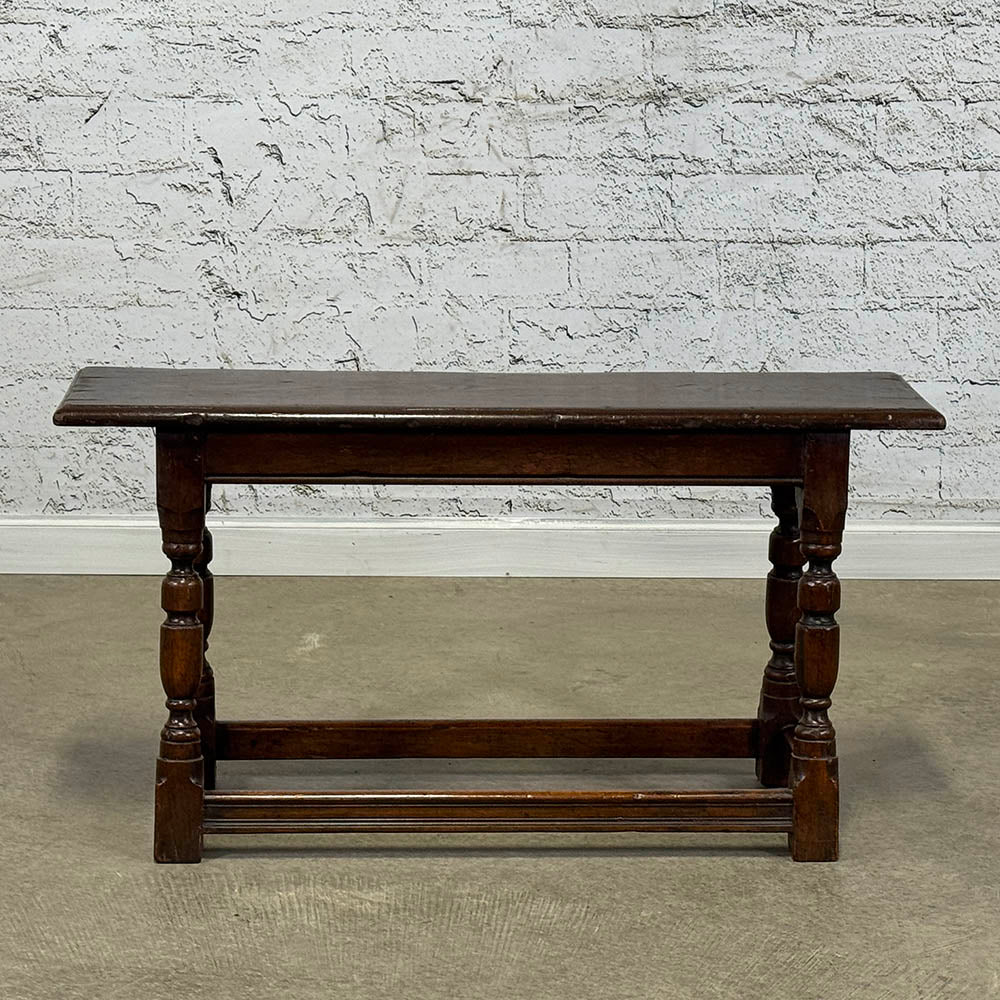 Antique English Oak Small Joint Bench