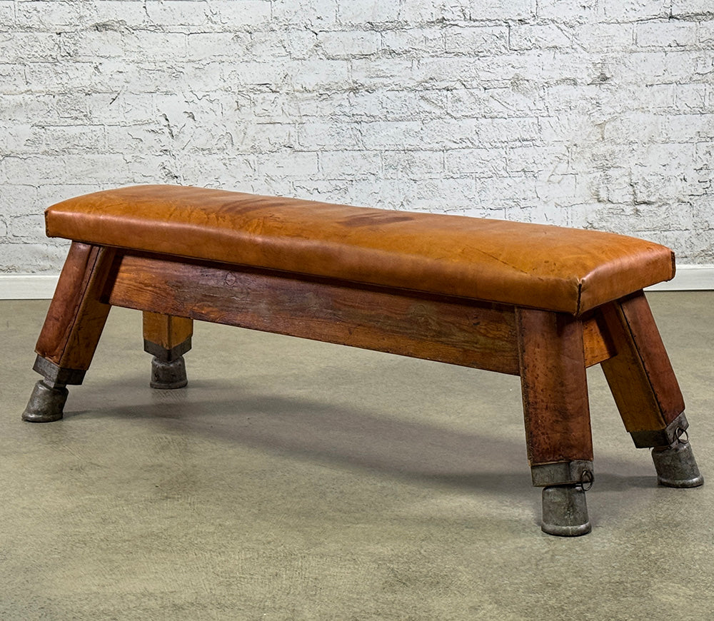 Vintage Leather Pommel Horse