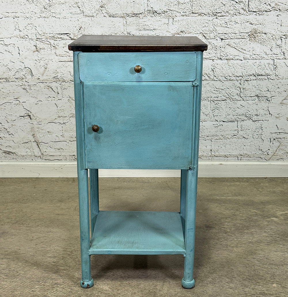 Antique Toleware Bedside