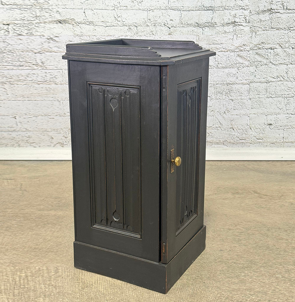 Ebonized Victorian Bedside