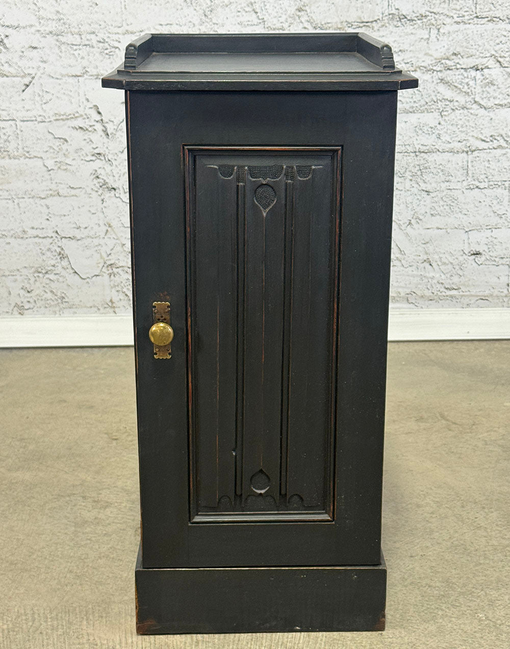 Ebonized Victorian Bedside