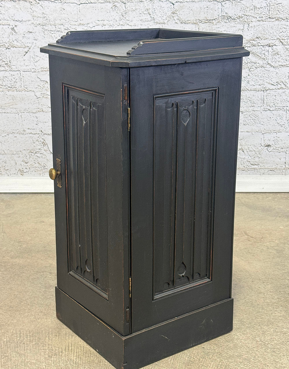 Ebonized Victorian Bedside