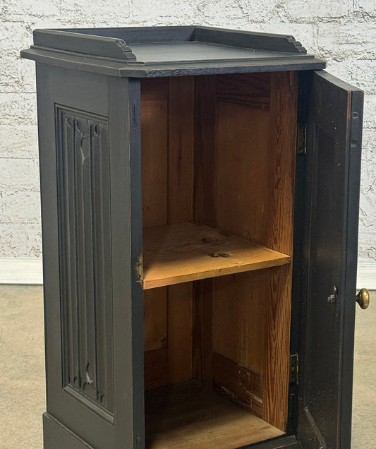 Ebonized Victorian Bedside