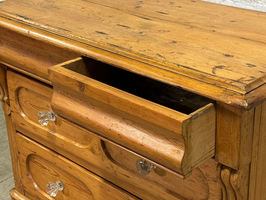 Antqiue European Pine Chest of Drawers c.1880