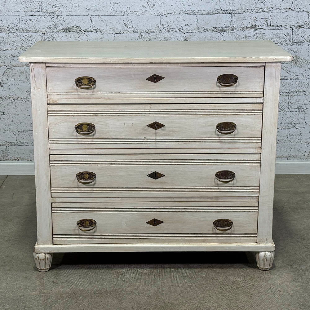 Antique European Painted Chest of Drawers c.1880