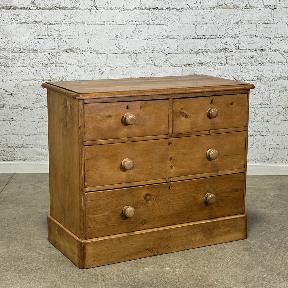 Antique English Pine Chest of Drawers