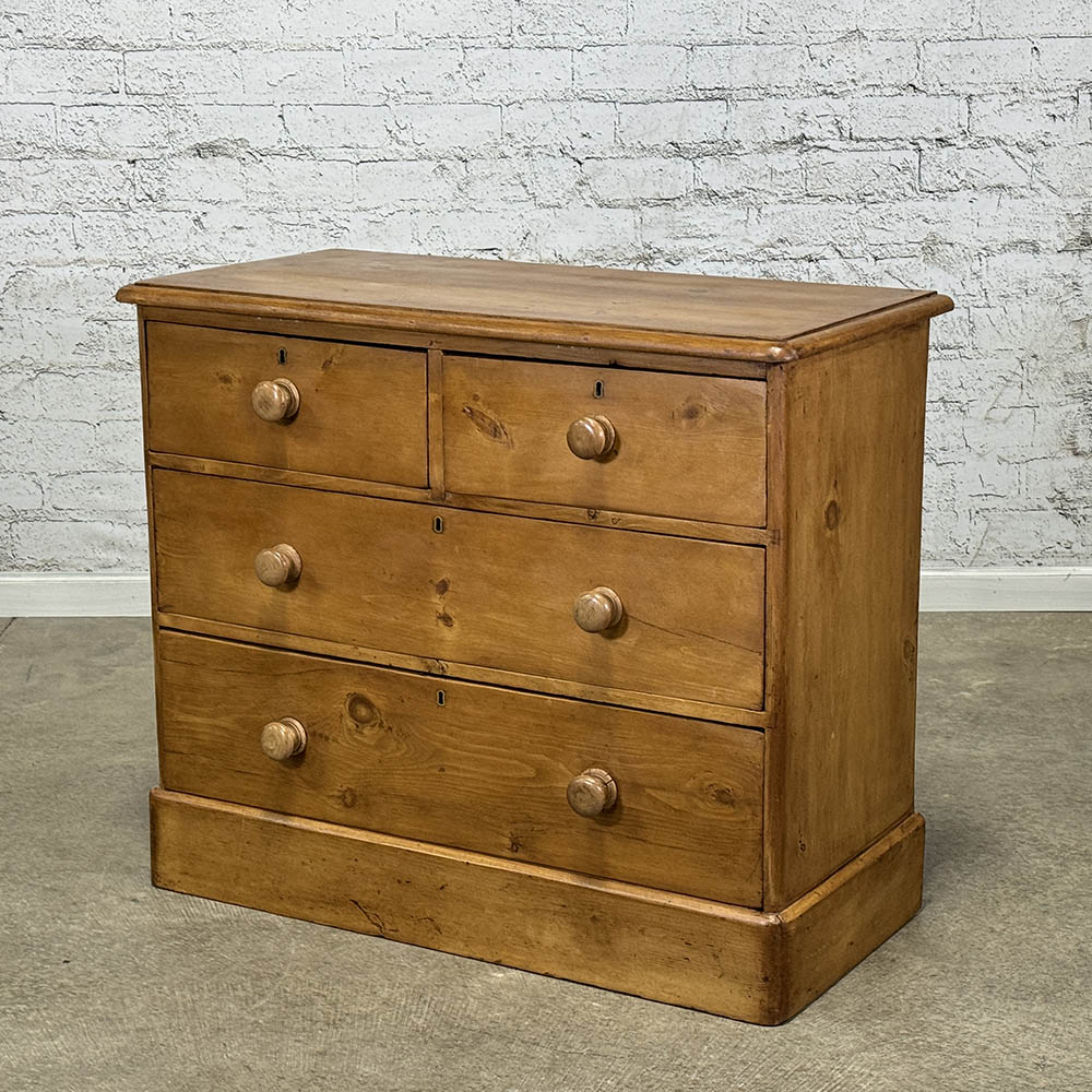 Antique English Pine Chest of Drawers