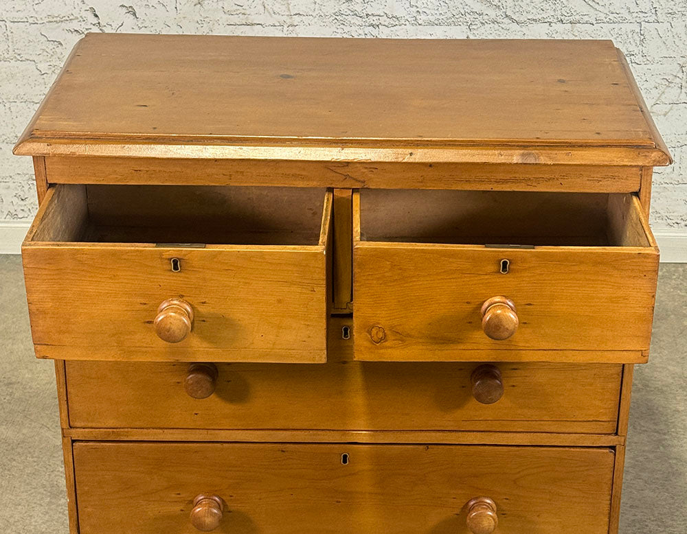 Antique English Pine Chest of Drawers