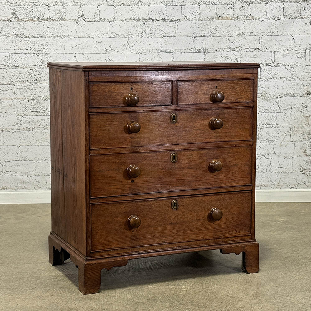 Antique English Oak Chest of Drawers