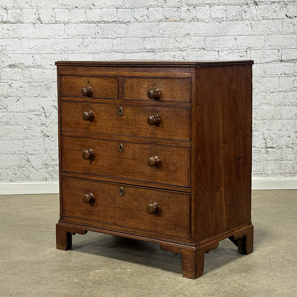 Antique English Oak Chest of Drawers