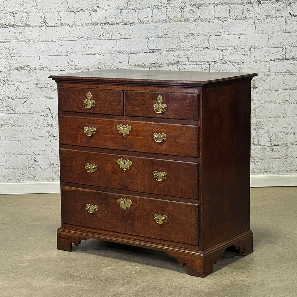Antique English Oak Chest of Drawers