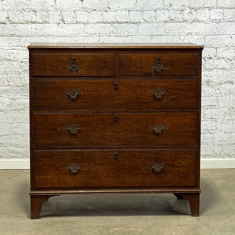 Antique English Oak Chest of Drawers