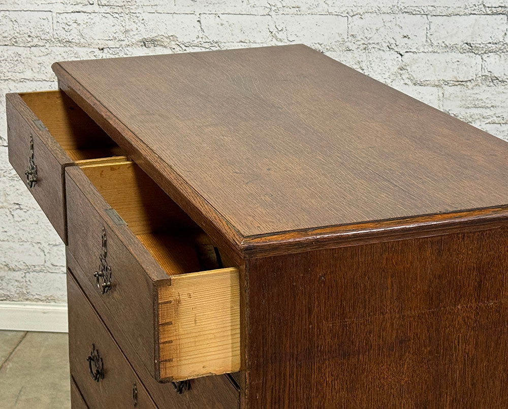 Antique English Oak Chest of Drawers