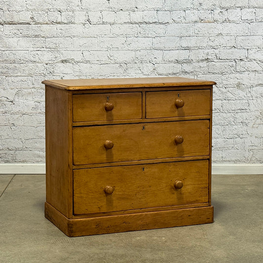Antique English Pine Chest of Drawers