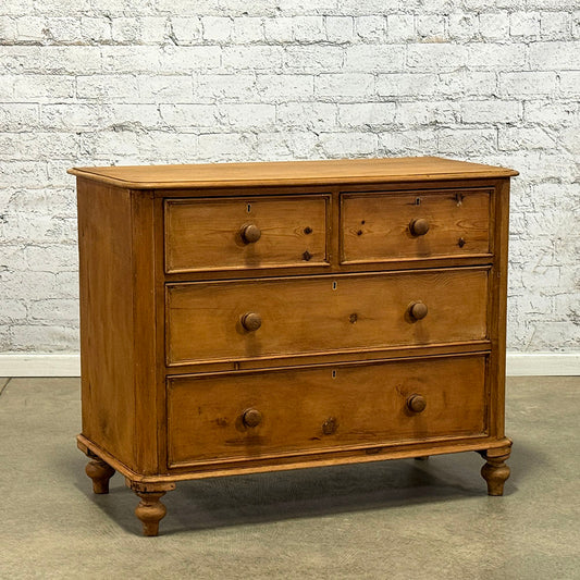 Antique English Pine Chest of Drawers