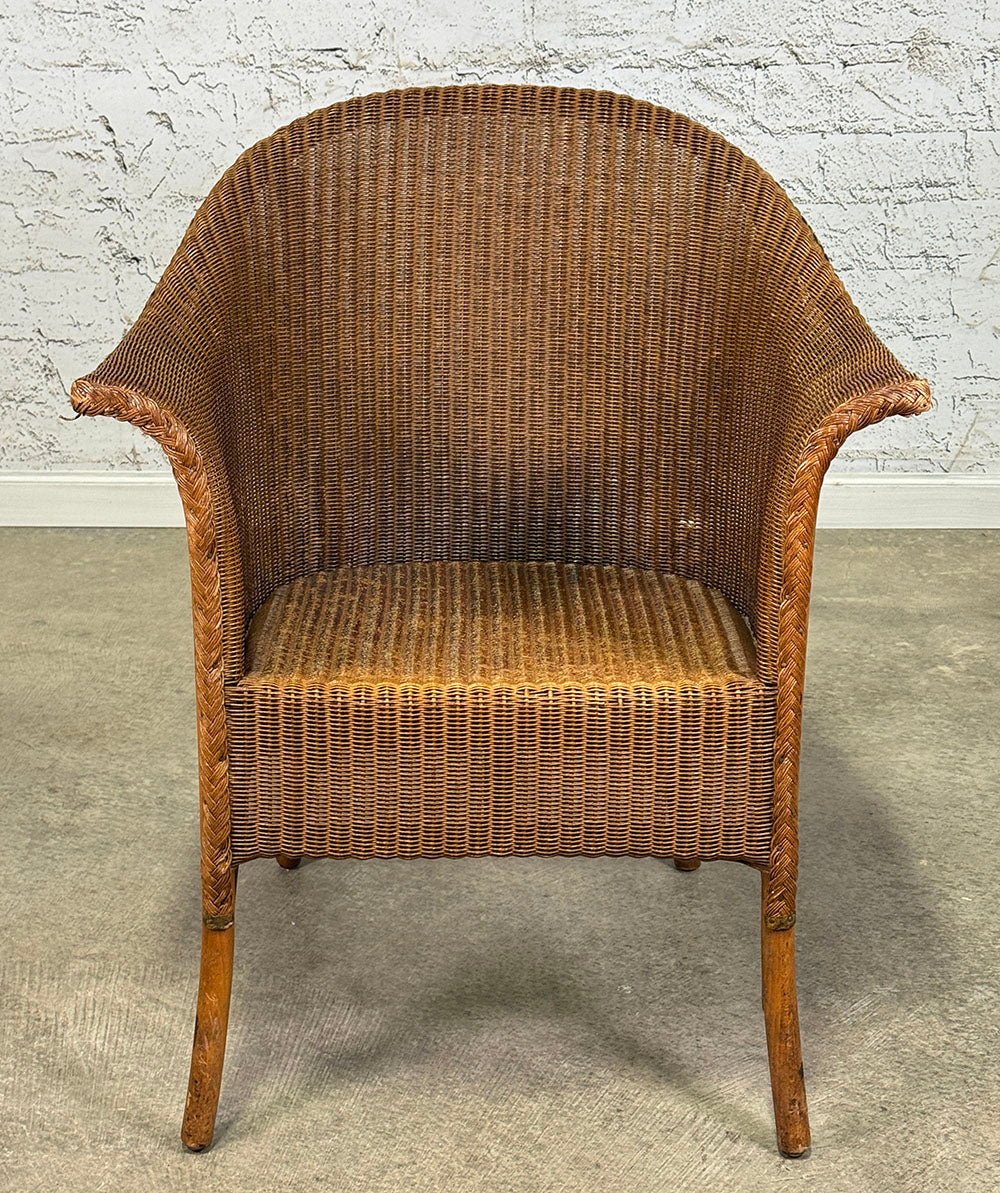 English Lloyd Loom Porch Chair c.1930