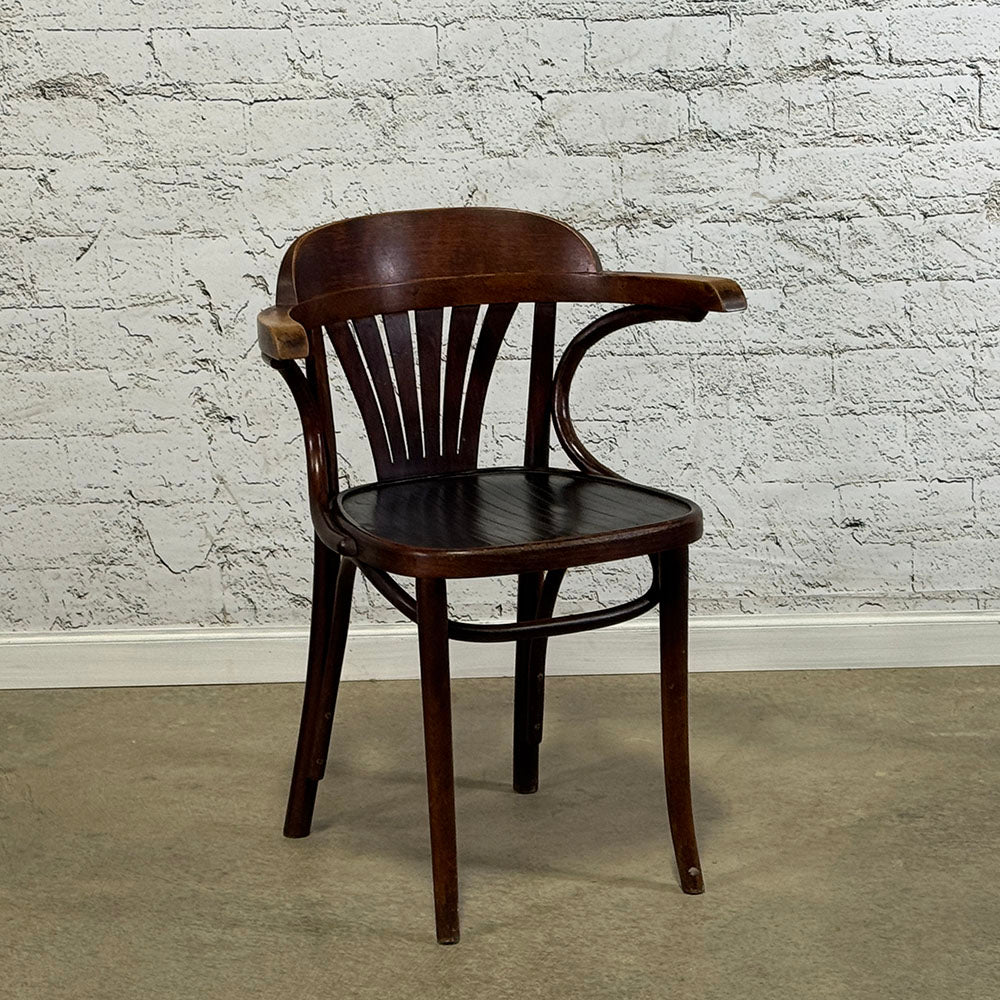 Thonet Chair with Ebonized Seat