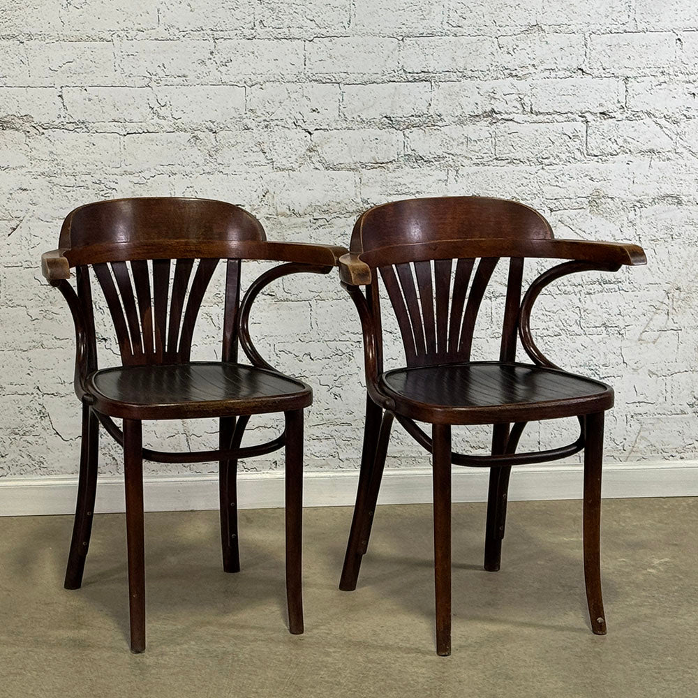 Thonet Chair with Ebonized Seat