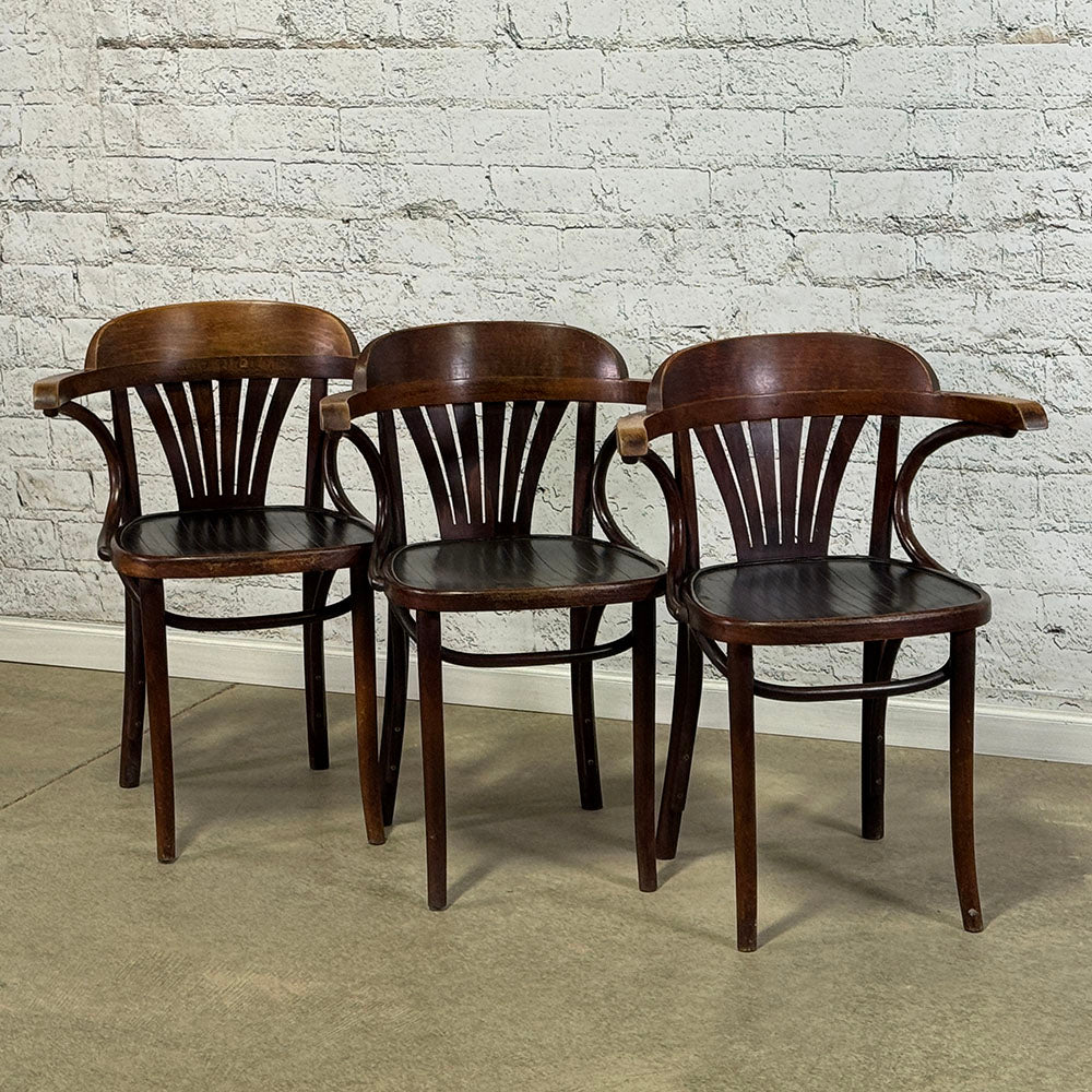 Thonet Chair with Ebonized Seat