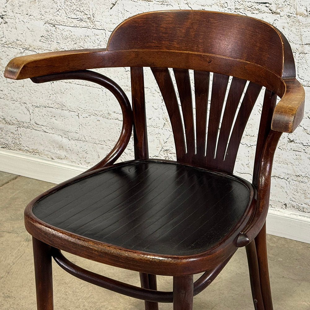 Thonet Chair with Ebonized Seat