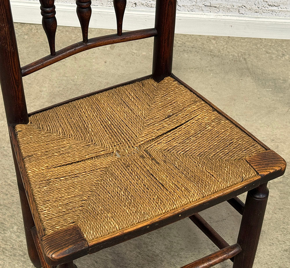 Oak Chair with String Seat